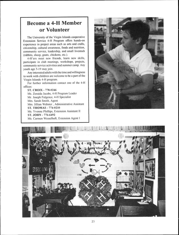 Virgin Islands Agriculture and Food Fair 1994 - Page 23