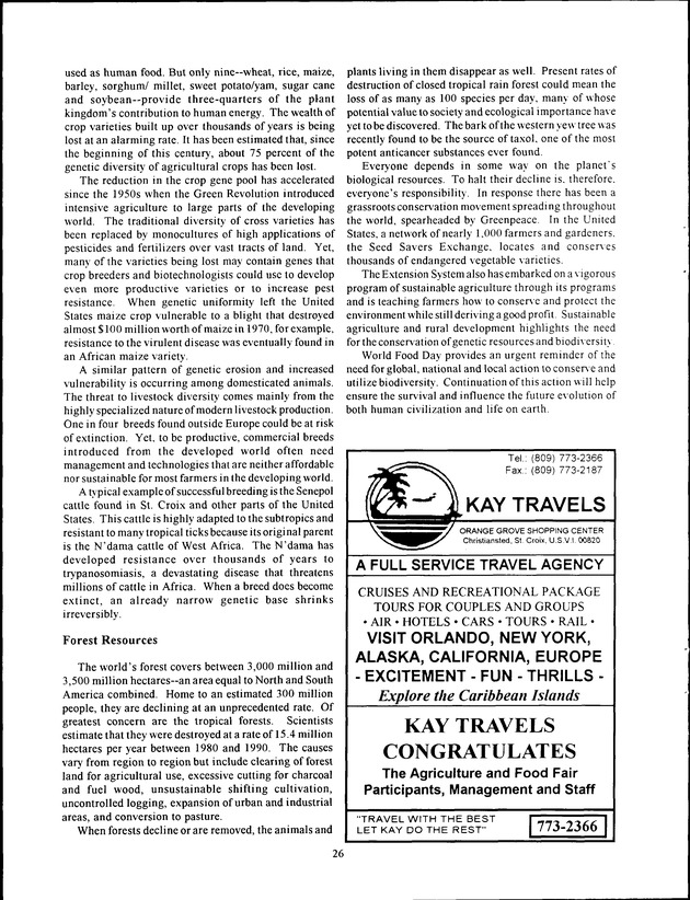 Virgin Islands Agriculture and Food Fair 1994 - Page 26