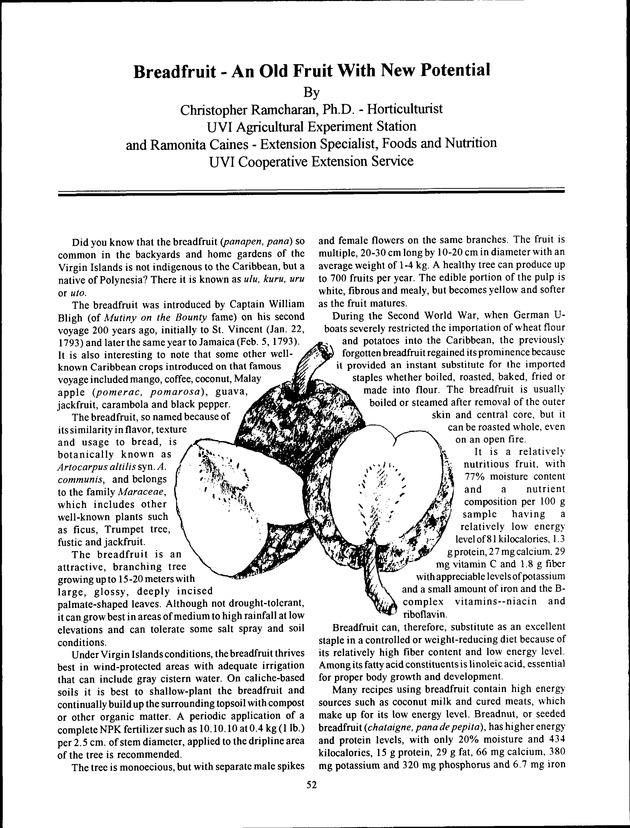 Virgin Islands Agriculture and Food Fair 1994 - Page 52