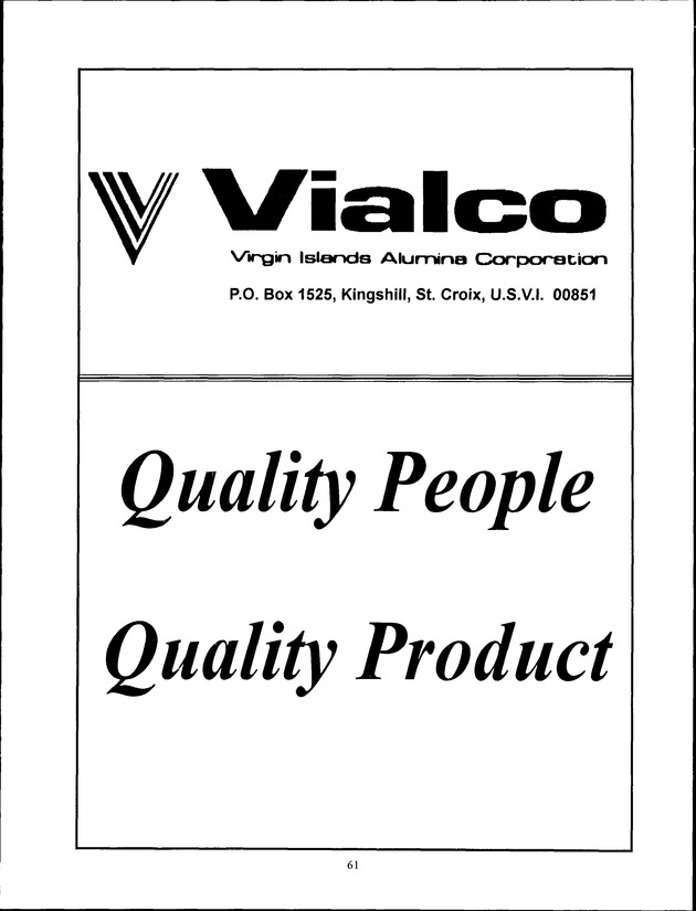 Virgin Islands Agriculture and Food Fair 1994 - Page 61