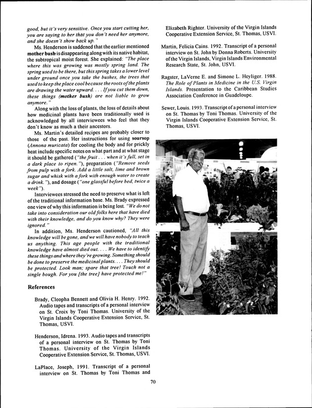 Virgin Islands Agriculture and Food Fair 1994 - Page 70