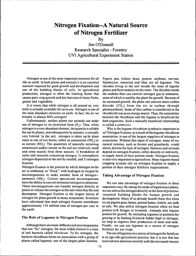 Virgin Islands Agriculture and Food Fair 1994 - Page 71