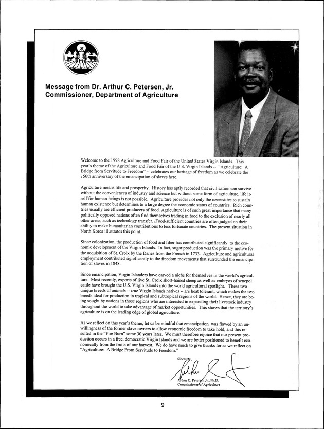 Virgin Islands Agriculture and Food Fair 1998 - Page 9