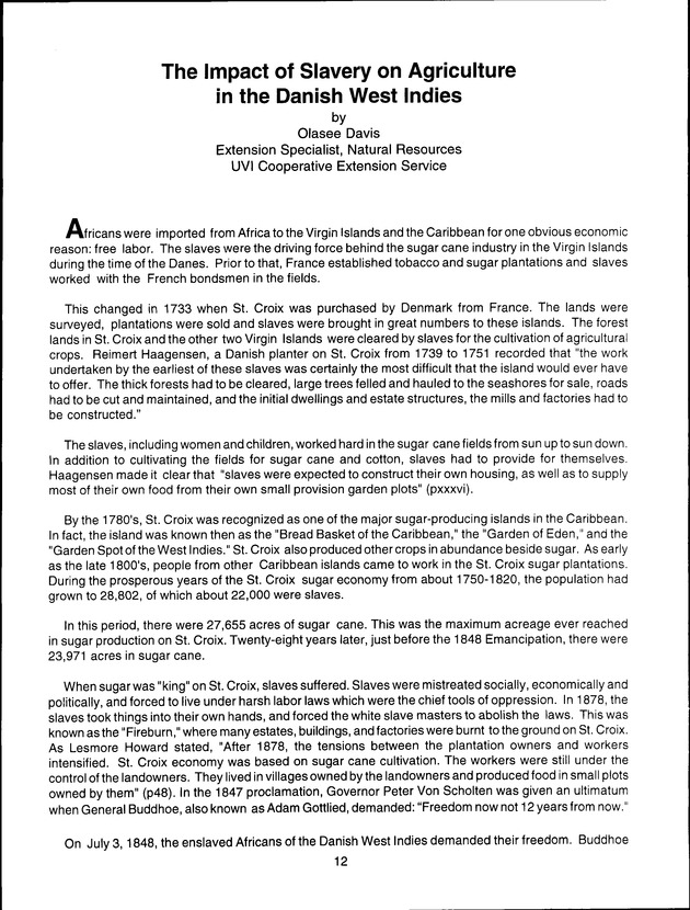 Virgin Islands Agriculture and Food Fair 1998 - Page 12