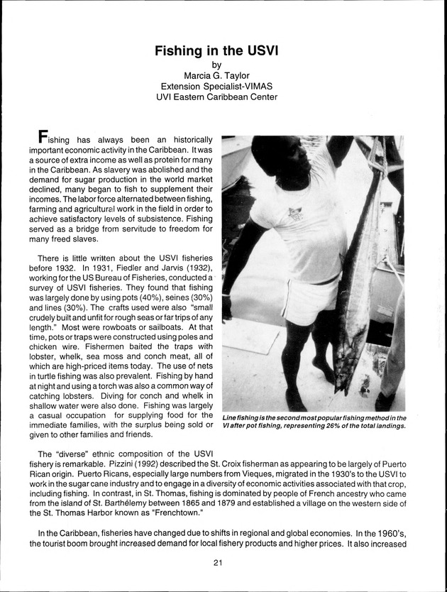 Virgin Islands Agriculture and Food Fair 1998 - Page 21