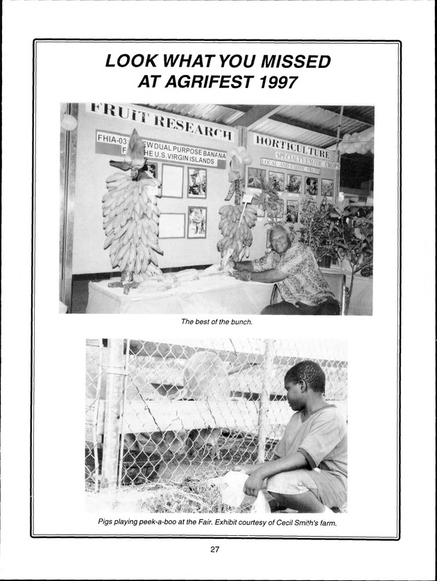 Virgin Islands Agriculture and Food Fair 1998 - Page 27