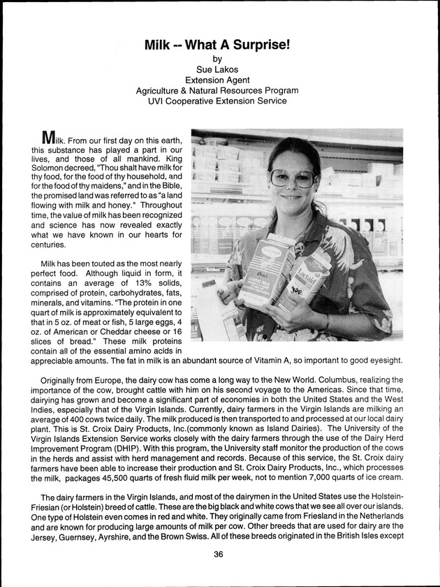 Virgin Islands Agriculture and Food Fair 1998 - Page 36