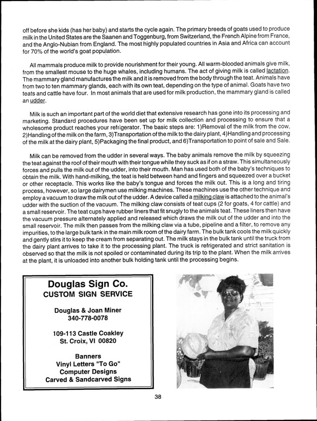 Virgin Islands Agriculture and Food Fair 1998 - Page 38