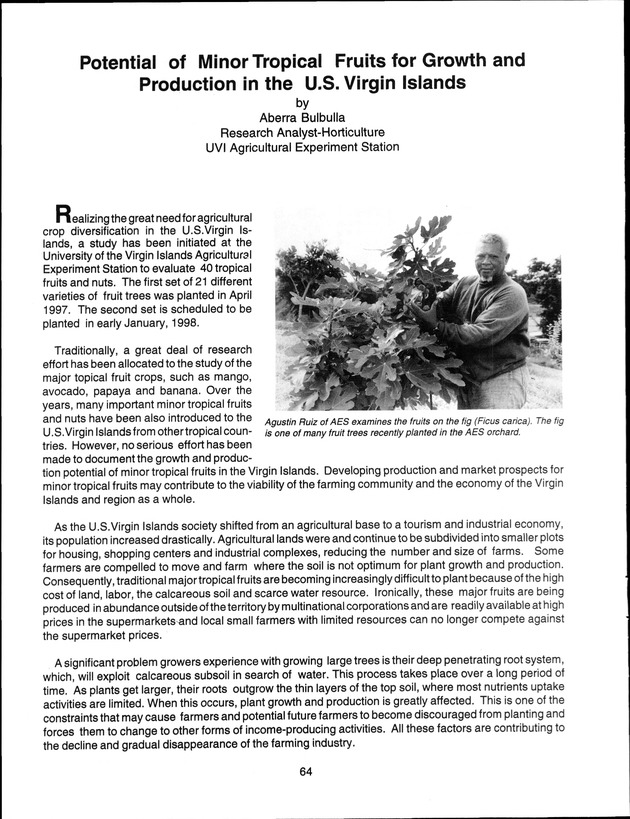 Virgin Islands Agriculture and Food Fair 1998 - Page 64