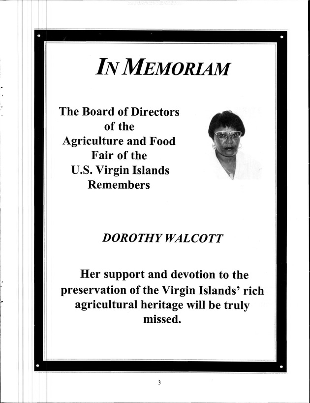 Virgin Islands Agriculture and Food Fair 1999 - Page 3