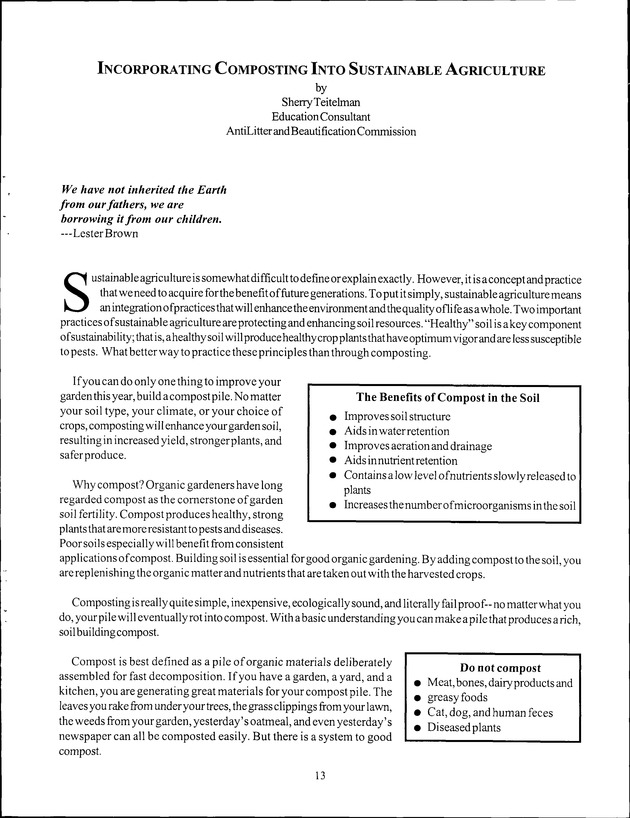 Virgin Islands Agriculture and Food Fair 1999 - Page 13