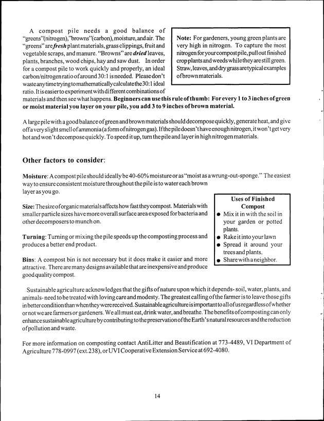 Virgin Islands Agriculture and Food Fair 1999 - Page 14