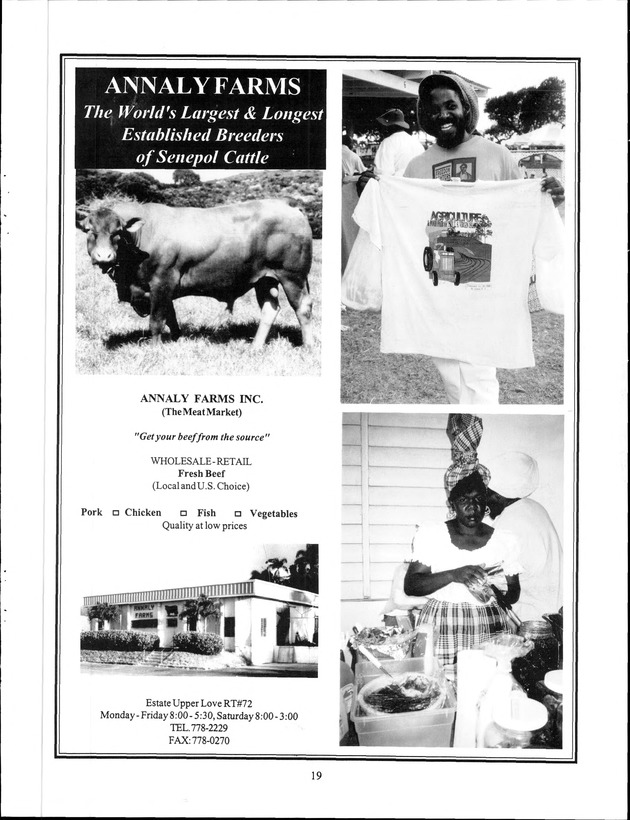 Virgin Islands Agriculture and Food Fair 1999 - Page 19