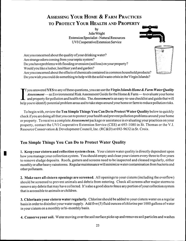 Virgin Islands Agriculture and Food Fair 1999 - Page 23