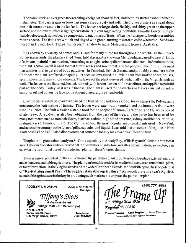 Virgin Islands Agriculture and Food Fair 1999 - Page 27