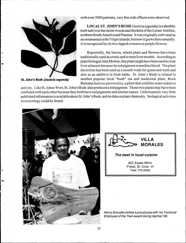 Virgin Islands Agriculture and Food Fair 1999 - Page 37