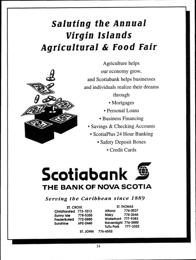 Virgin Islands Agriculture and Food Fair 1999 - Page 54