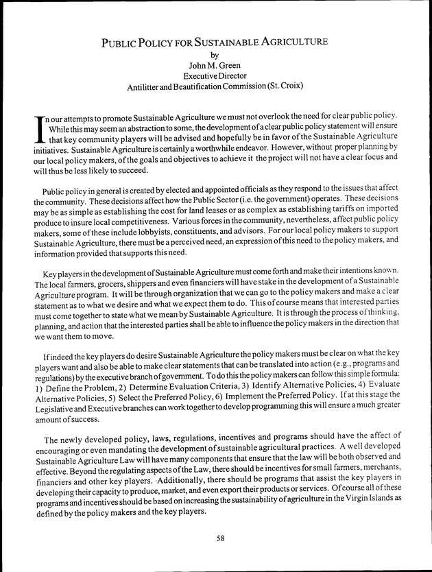 Virgin Islands Agriculture and Food Fair 1999 - Page 58