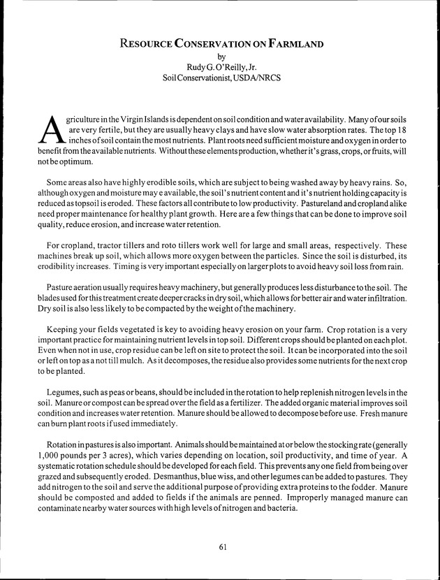 Virgin Islands Agriculture and Food Fair 1999 - Page 61