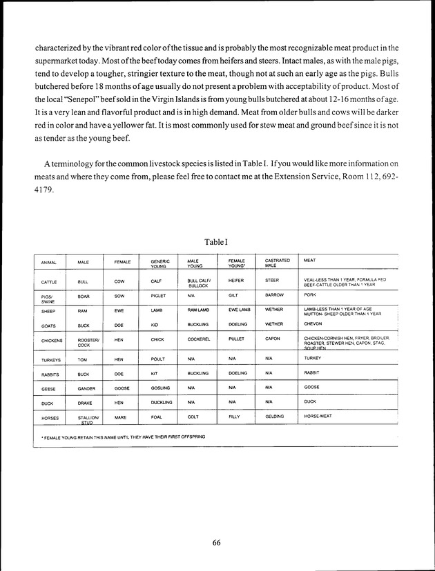 Virgin Islands Agriculture and Food Fair 1999 - Page 66