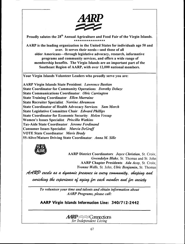 Virgin Islands Agriculture and Food Fair 1999 - Page 67