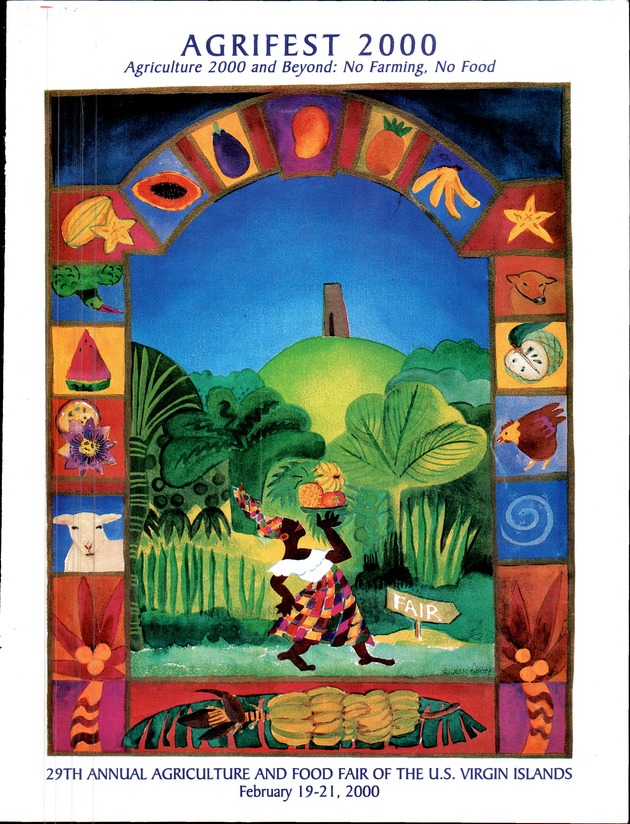 Virgin Islands Agriculture and Food Fair 2000 - Front Cover 1