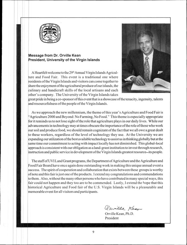 Virgin Islands Agriculture and Food Fair 2000 - Page 9