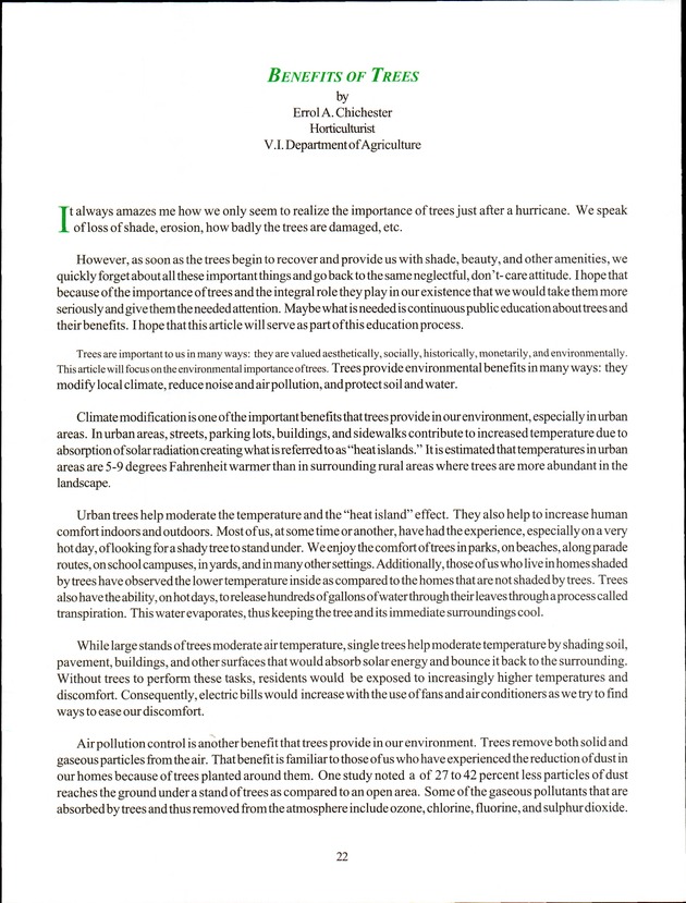 Virgin Islands Agriculture and Food Fair 2000 - Page 22