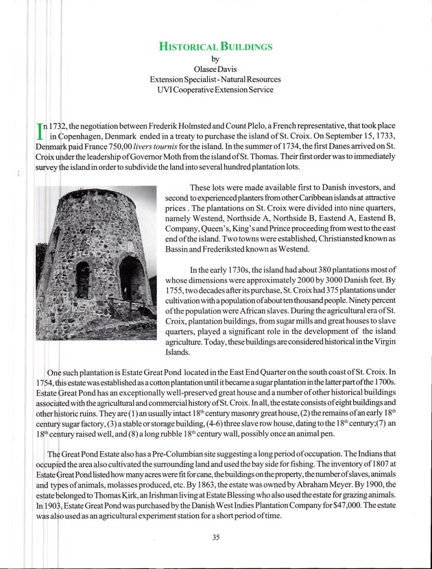 Virgin Islands Agriculture and Food Fair 2000 - Page 35