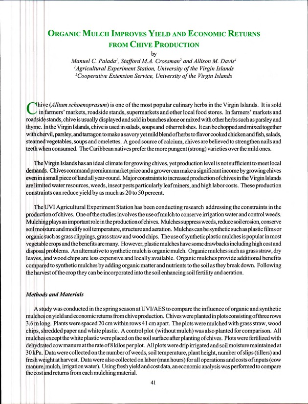 Virgin Islands Agriculture and Food Fair 2000 - Page 41