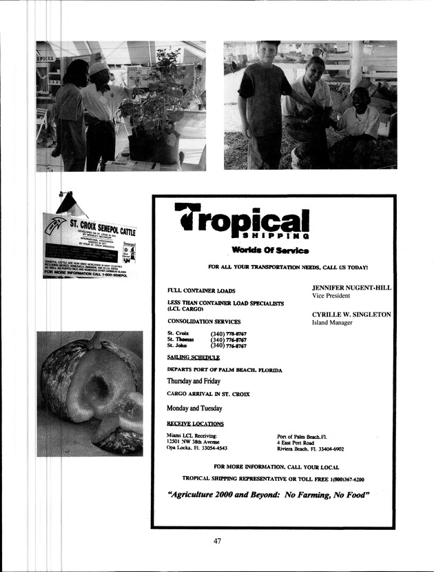 Virgin Islands Agriculture and Food Fair 2000 - Page 47