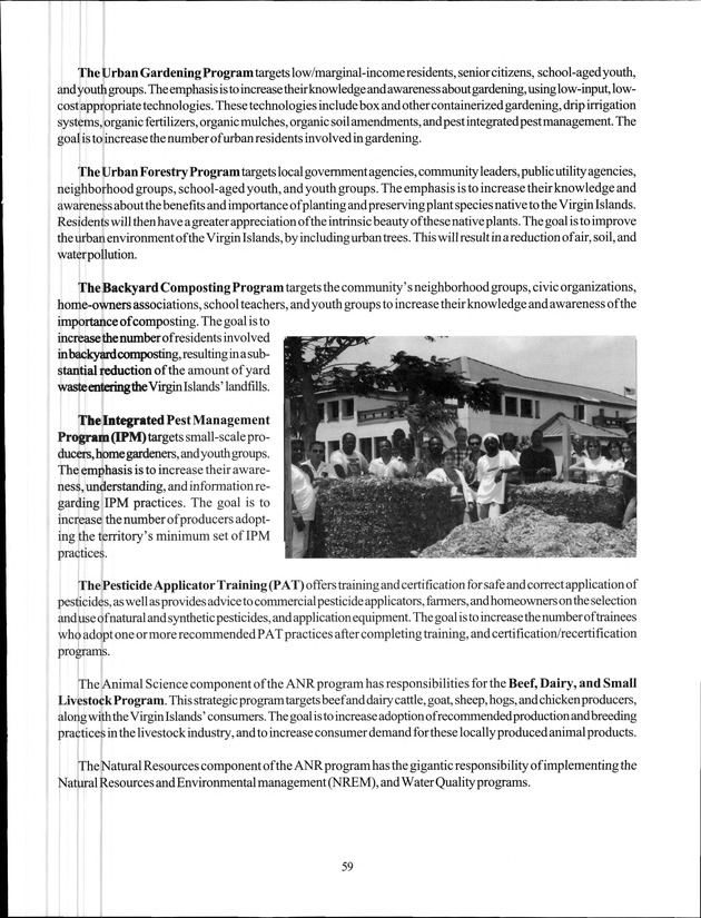 Virgin Islands Agriculture and Food Fair 2000 - Page 59