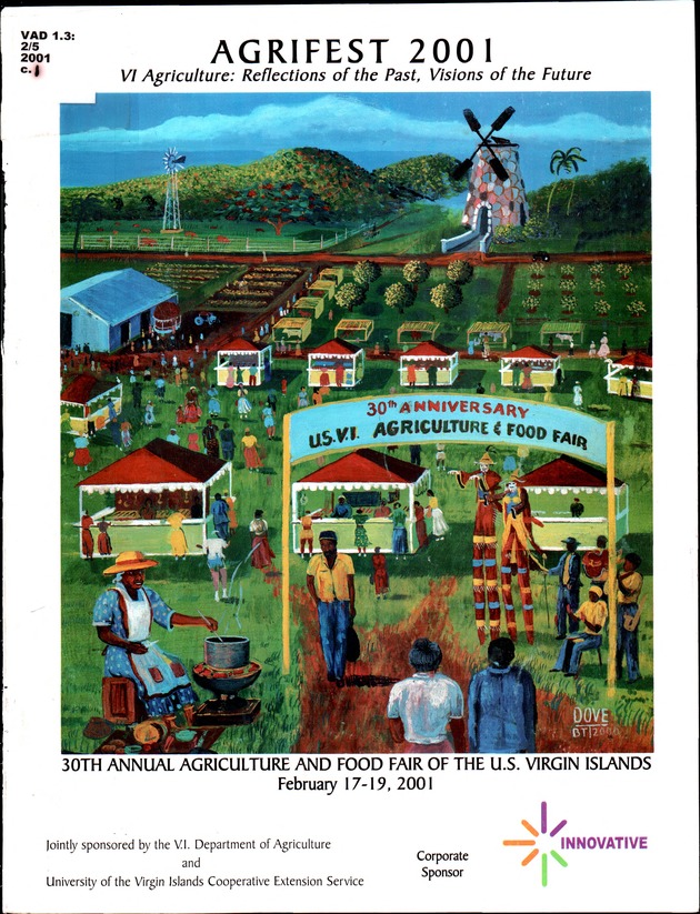 Virgin Islands Agriculture and Food Fair 2001 - Front Cover 1