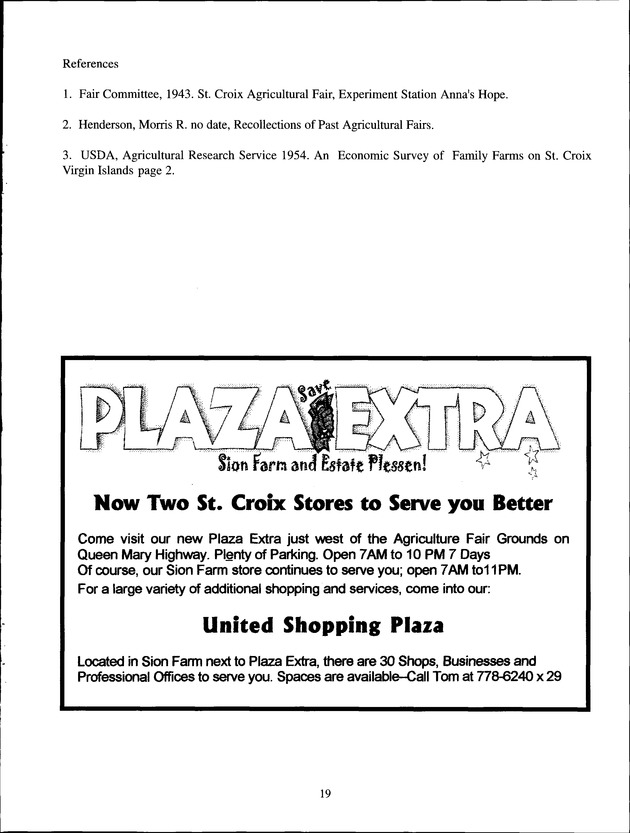 Virgin Islands Agriculture and Food Fair 2001 - Page 19