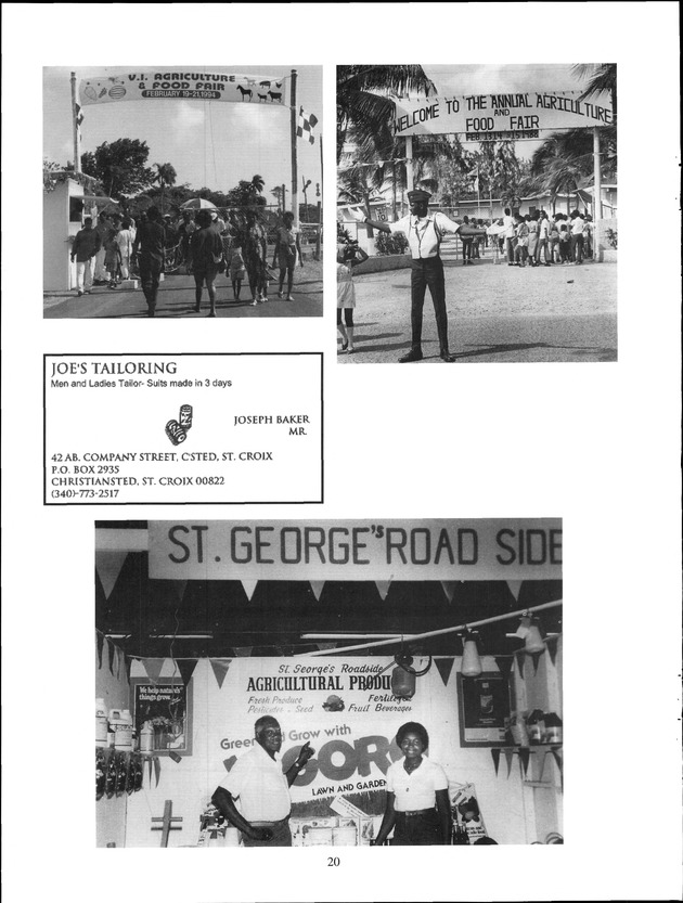 Virgin Islands Agriculture and Food Fair 2001 - Page 20