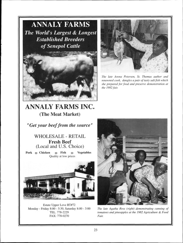 Virgin Islands Agriculture and Food Fair 2001 - Page 23