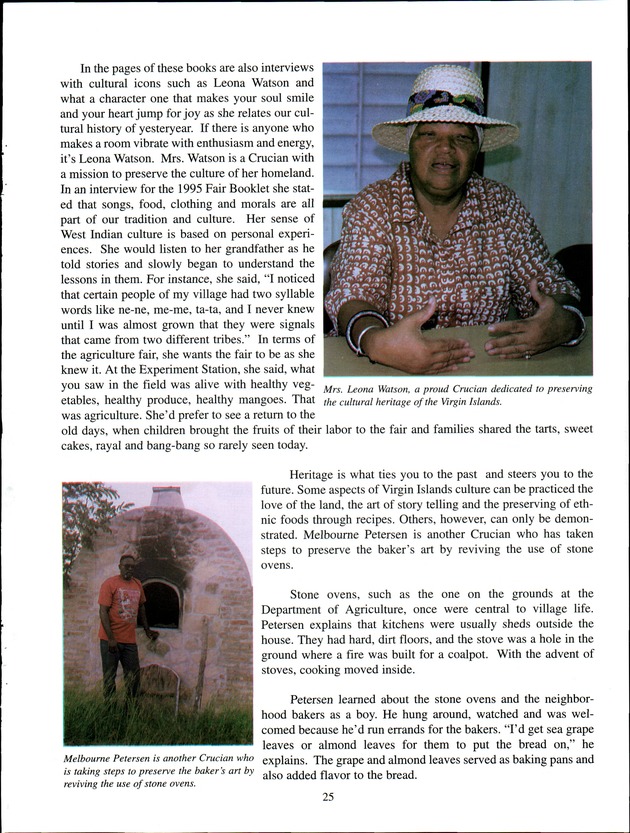 Virgin Islands Agriculture and Food Fair 2001 - Page 25