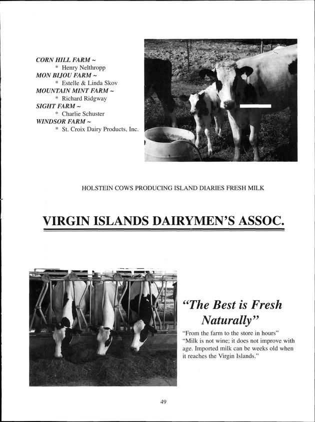 Virgin Islands Agriculture and Food Fair 2001 - Page 49