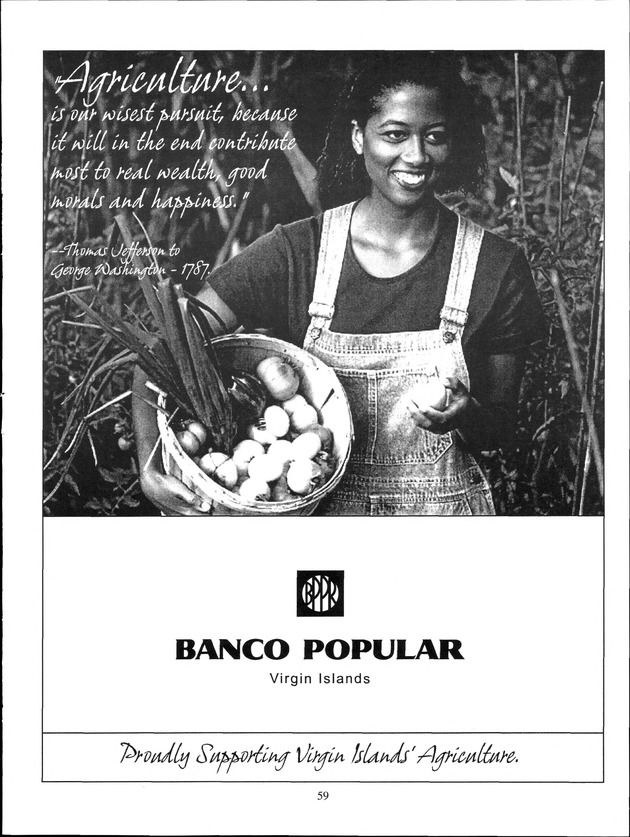 Virgin Islands Agriculture and Food Fair 2001 - Page 59