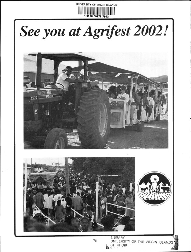 Virgin Islands Agriculture and Food Fair 2001 - Page 76