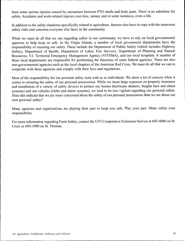 Virgin Islands Agriculture and Food Fair 2003 - Page 15