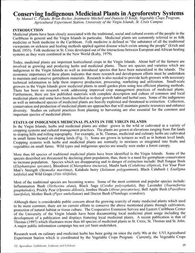 Virgin Islands Agriculture and Food Fair 2003 - Page 25