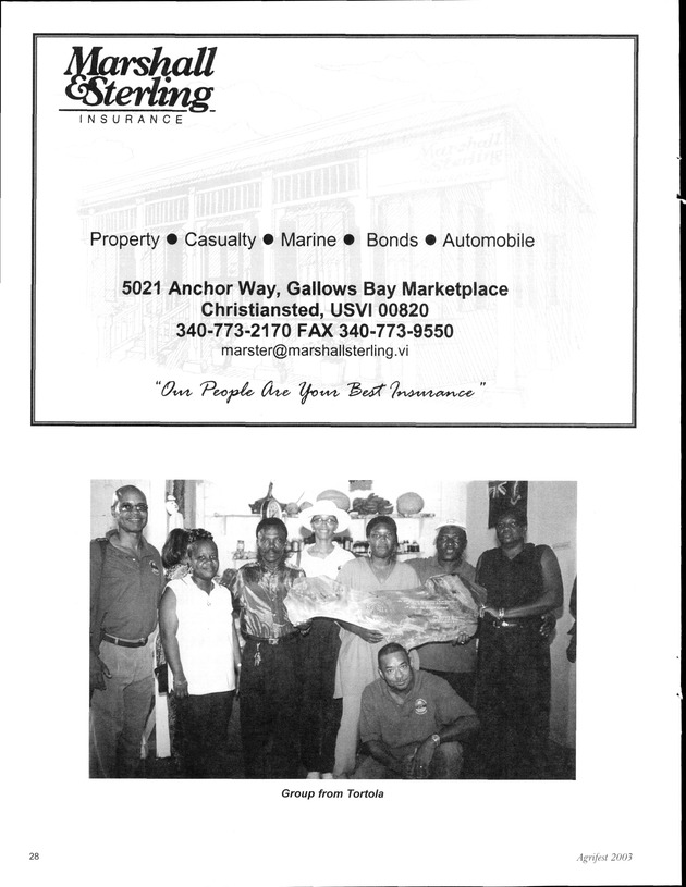 Virgin Islands Agriculture and Food Fair 2003 - Page 28