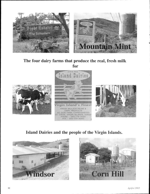 Virgin Islands Agriculture and Food Fair 2003 - Page 30