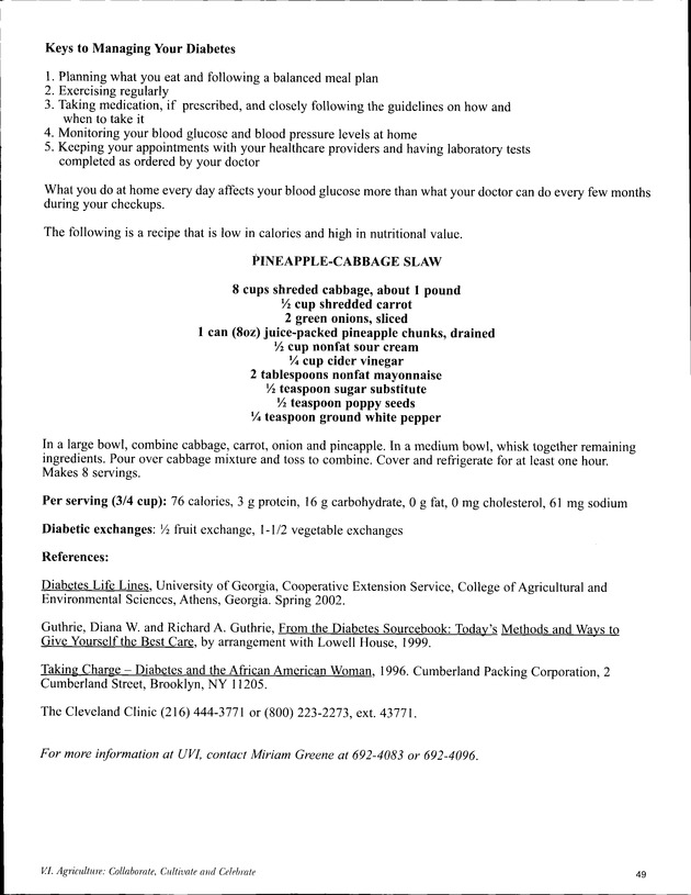 Virgin Islands Agriculture and Food Fair 2003 - Page 49