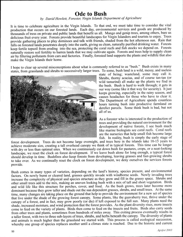 Virgin Islands Agriculture and Food Fair 2003 - Page 50